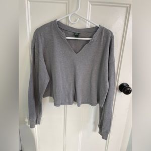 Wild Fable cropped longsleeve top